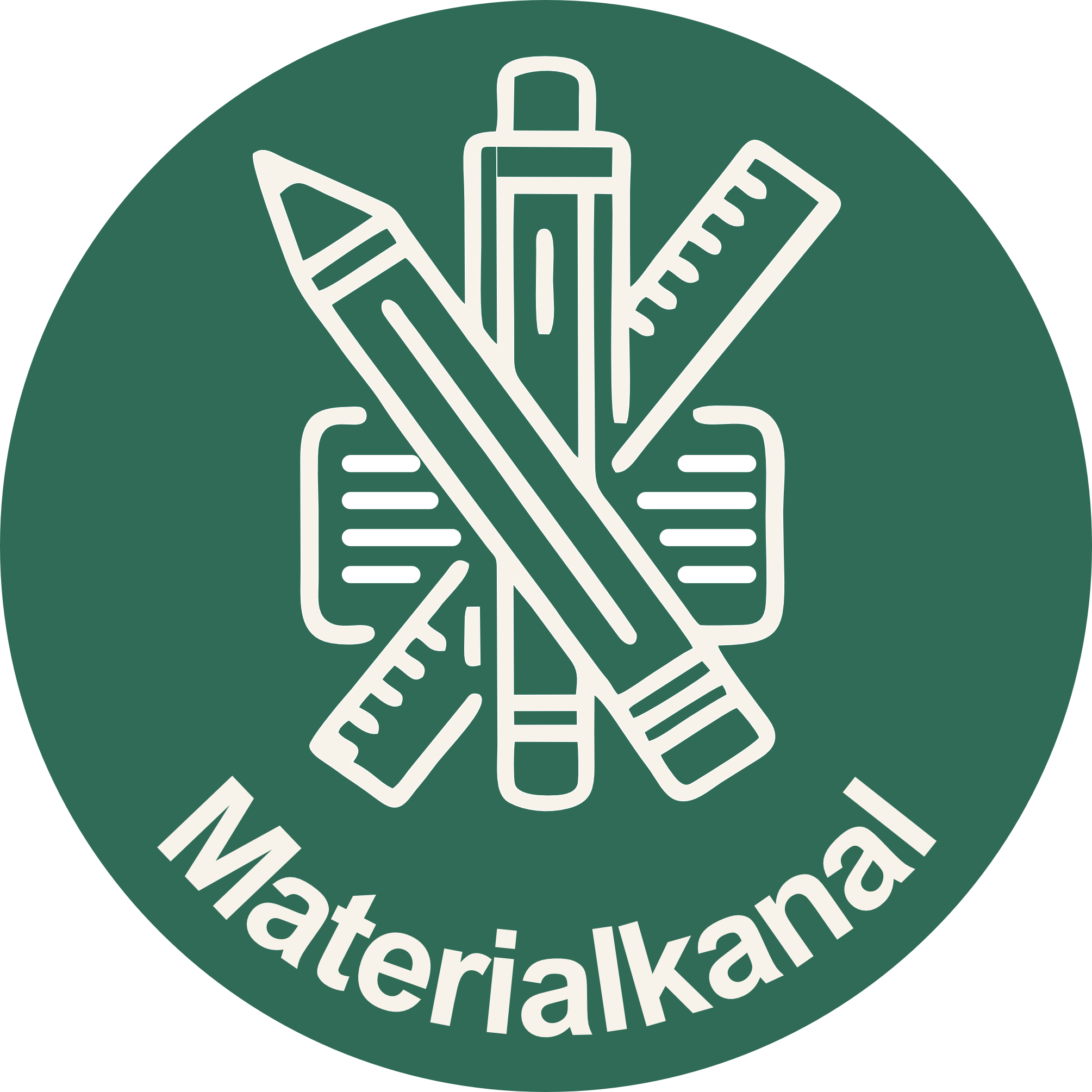 PS packsend Schreibwaren Logo - Materialkanal